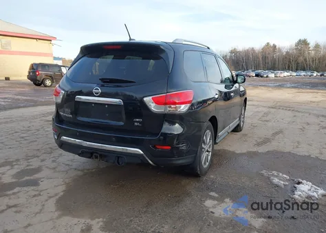 2015 Nissan Pathfinder Sl из США, поврежденный, VIN 5N1AR2MM4FC632599
